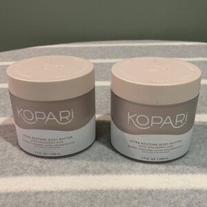 Kopari Ultra Restore Body Butter Duo - Cream and Gray. $20 each new with seal